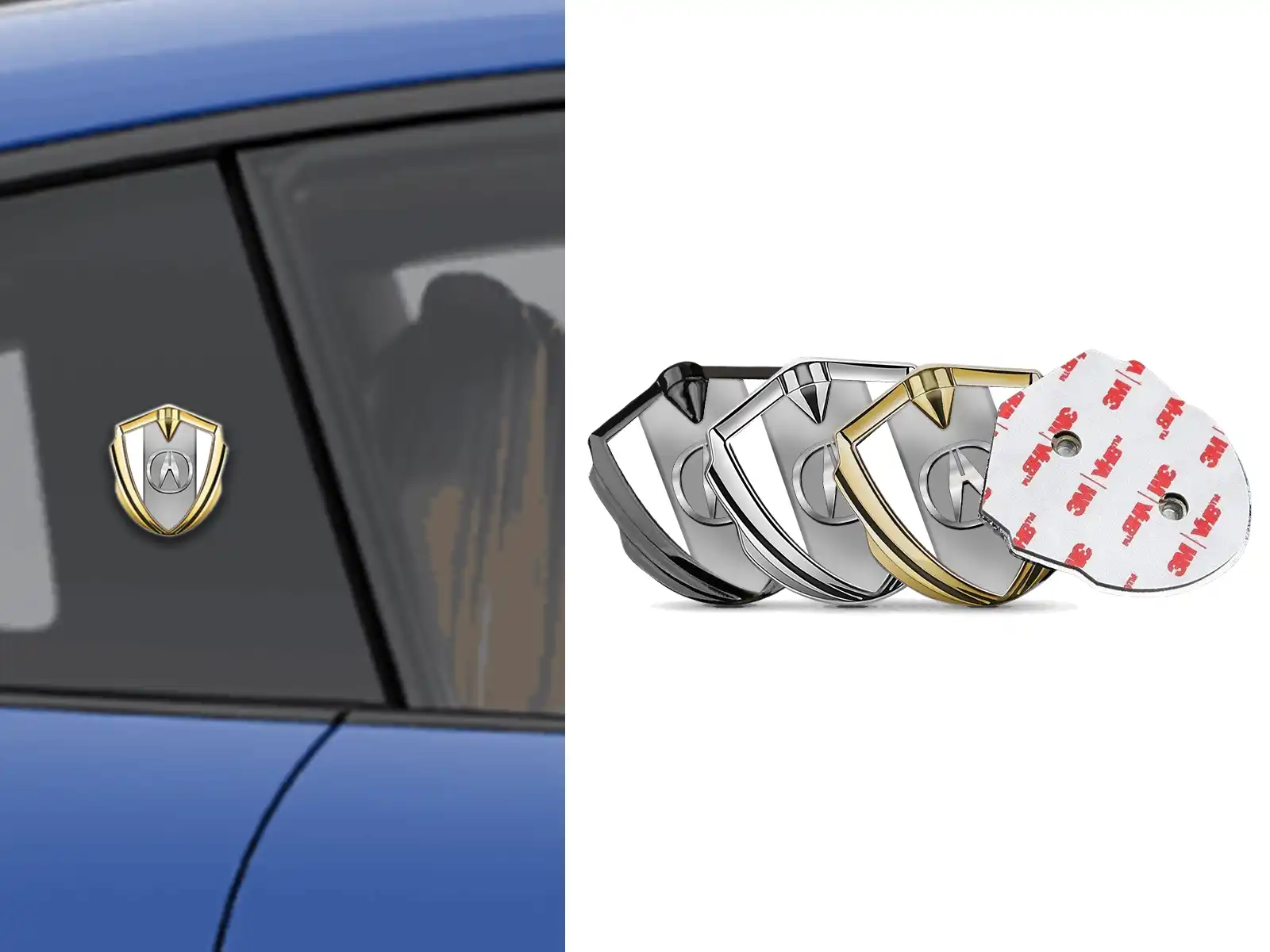Honda Metal Emblema Insignia Resistente De Lujo Tacto